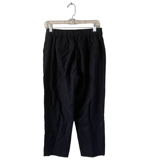 NWT J. CREW Factory Women Petite Elastic-Back Cotton-Linen Pant Size 4P Sailor - Picture 4 of 8